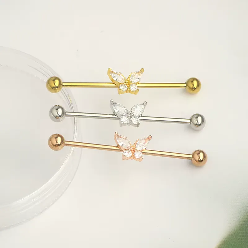 Industrial Piercing Butterfly 2