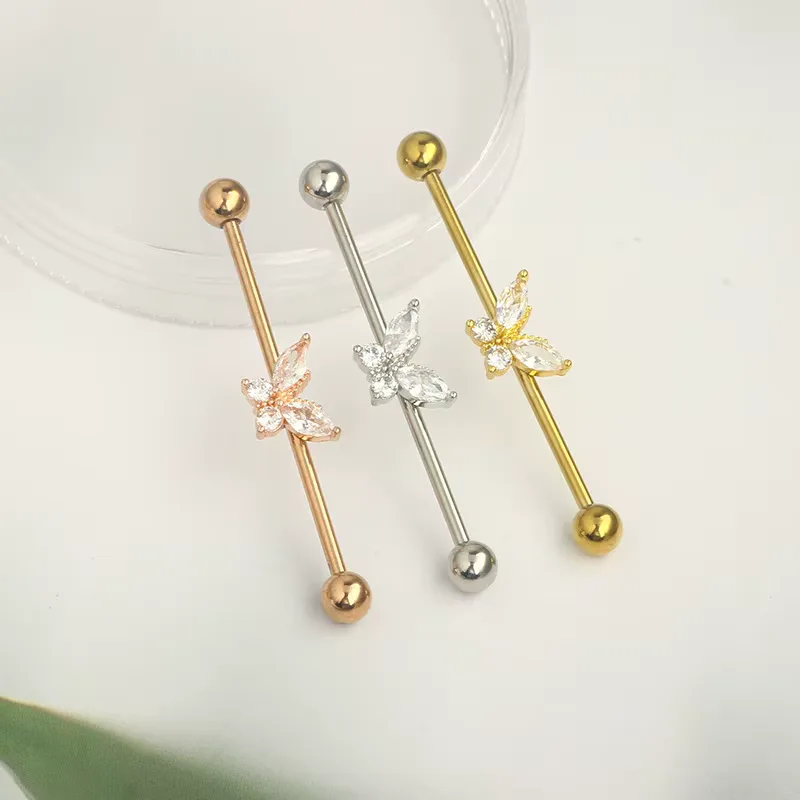 Industrial Piercing Butterfly 4