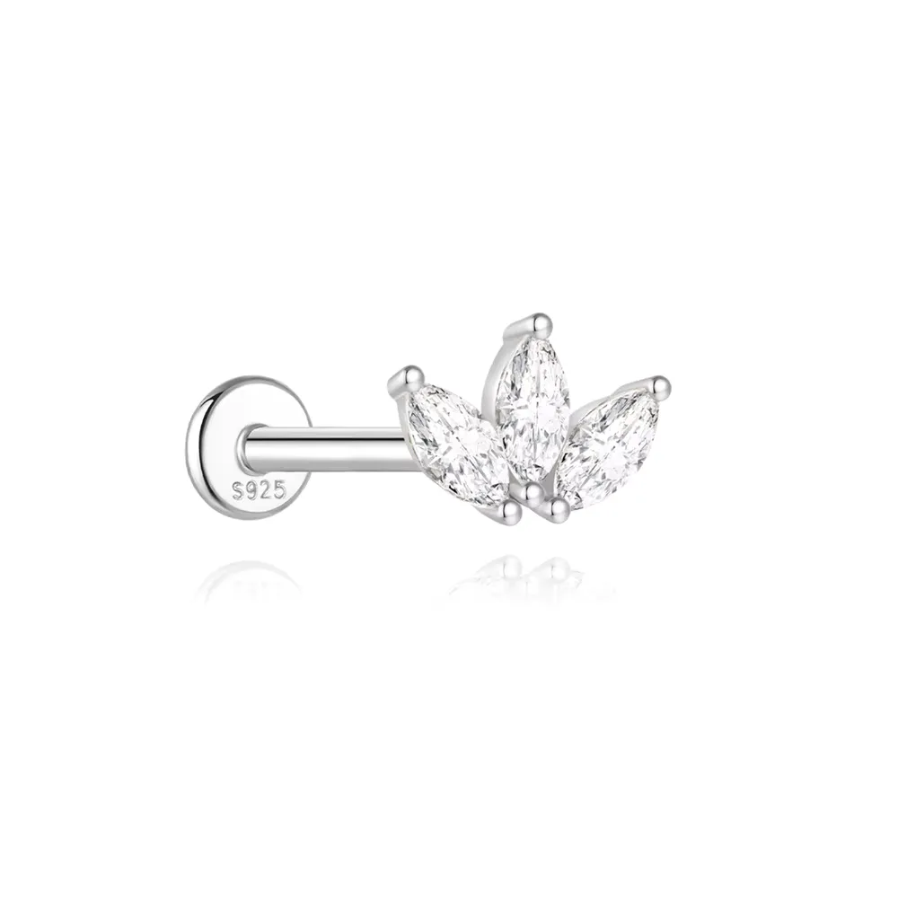 Flat Back Diamond Stud 6