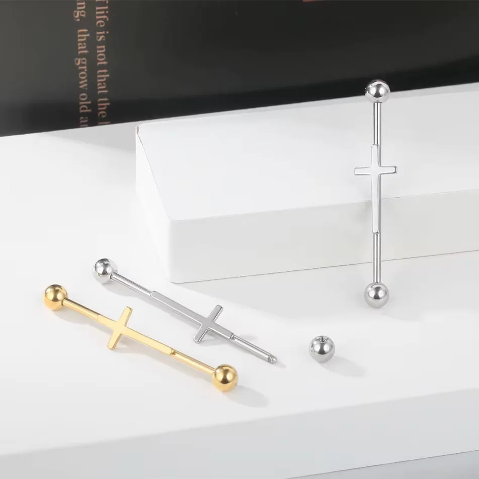 Industrial Piercing Kreuz 1