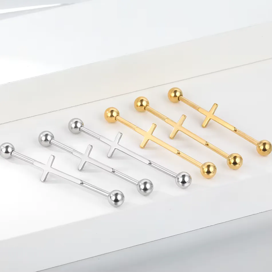 Industrial Piercing Kreuz 5