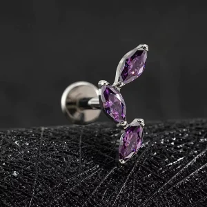 Triple Forward Helix Piercing Jewelry 1