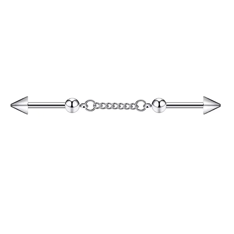 Silver Industrial Piercing 8
